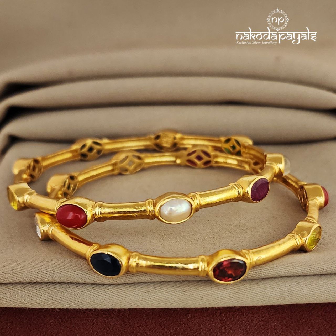 Navarathna Bangle Pair (GK2265)