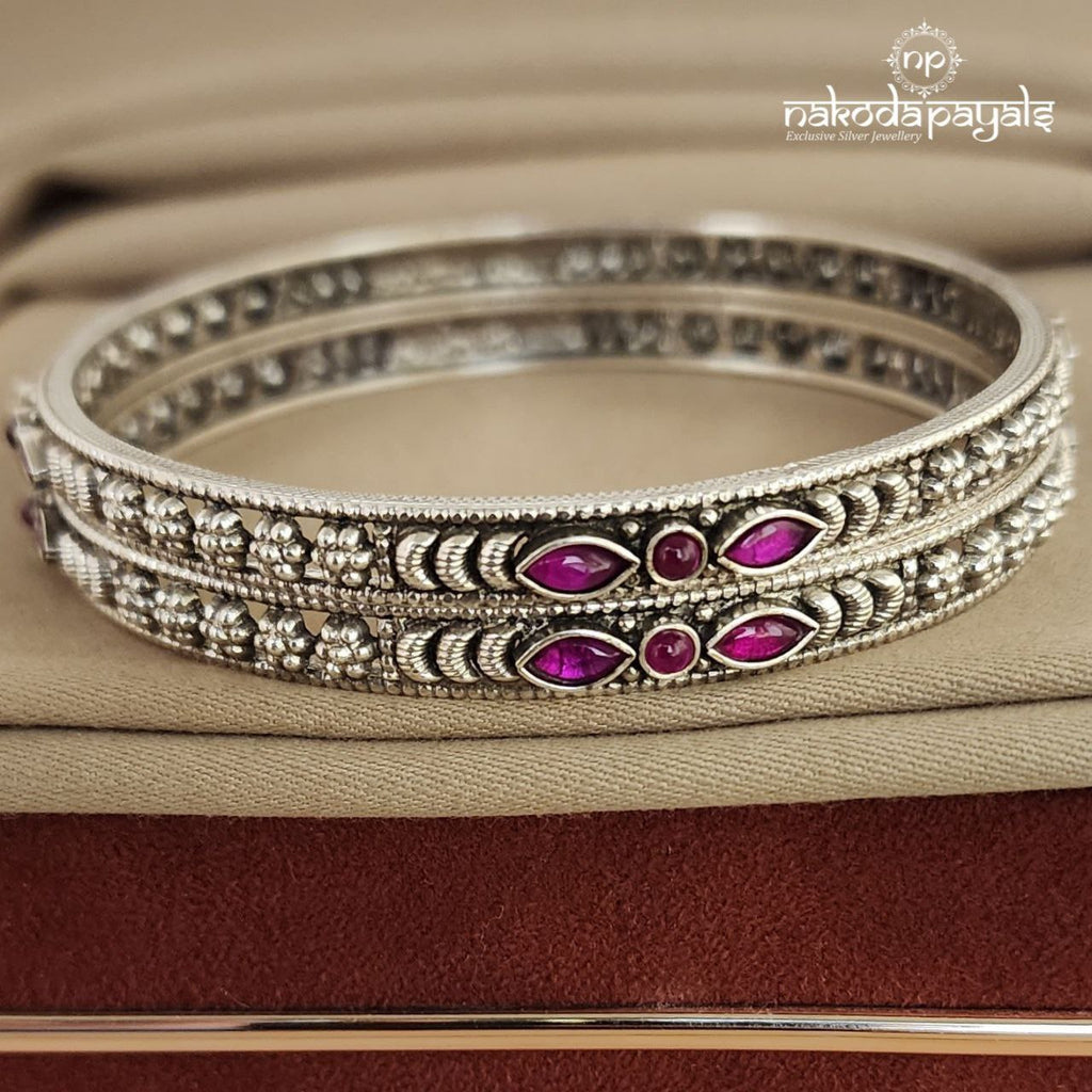 Mini Floral Bangle Pair (K3975)