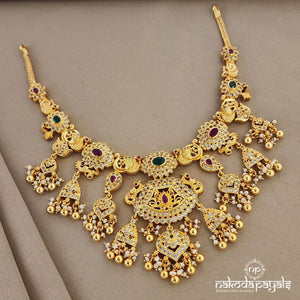 Fetching Peacock Neckpiece (GN5880)