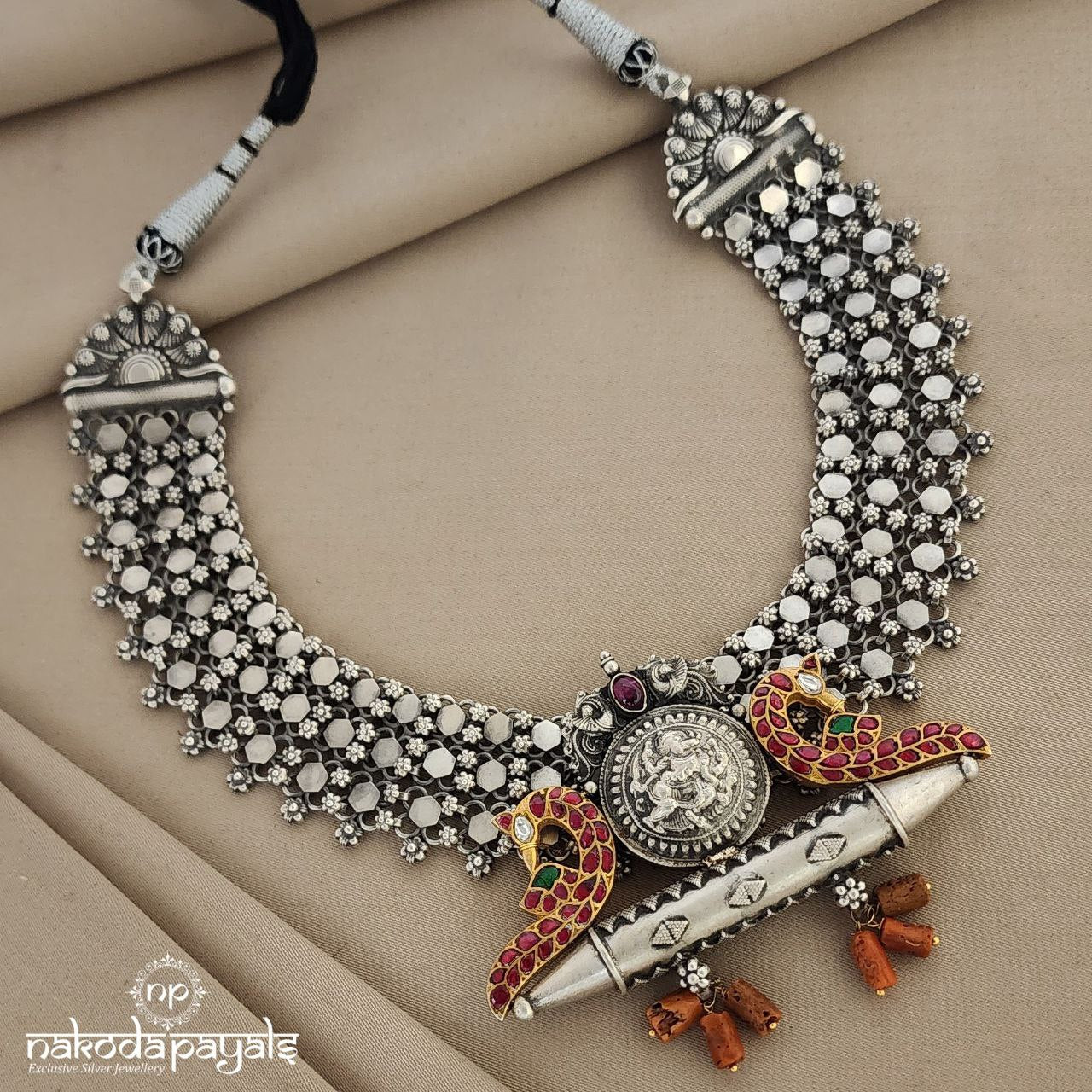 Kundan Peacock Neckpiece (N8199)