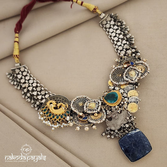 Lapis Blue Drop Neckpiece (N8207)