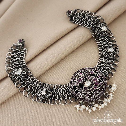 Peacock Choker Cum Neckpiece (N8268)