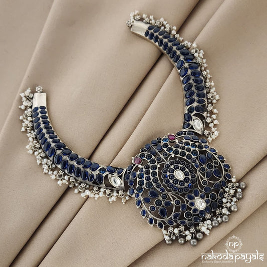 Blue Peacock Neckpiece (N8269)