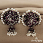 Pearly Floral Jhumka (J4812)