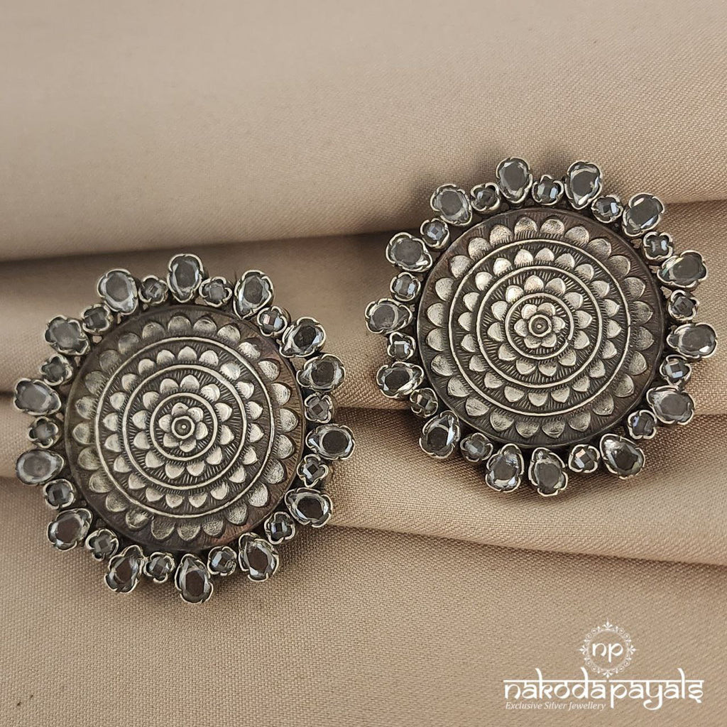 Floral Polki Studs (S4708)