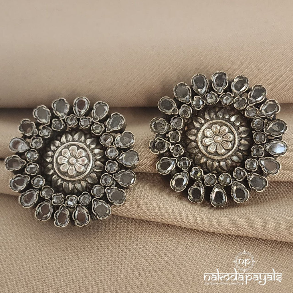 Floral Polki Studs (S4714)