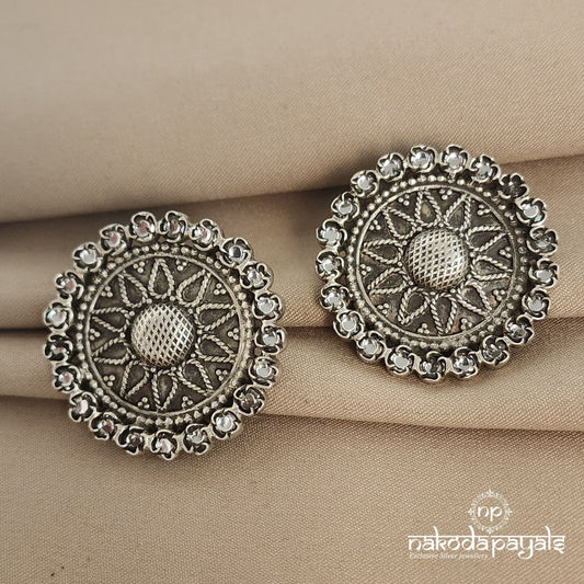 Floral Polki Studs (S4722)