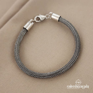 Hallow Oxidised Bracelet (MC0668)