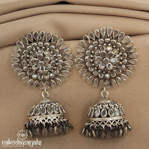 Floral CZ Stud Jhumka (4846)