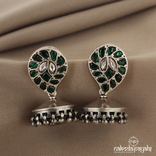 Green Stout Jhumka (j4868)