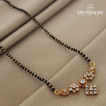 White Cubic Mangalsutra (Ms0387)