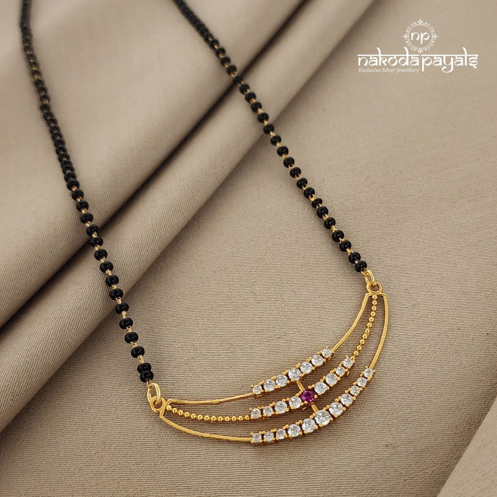 Sober Red Moon Mangalsutra (Ms0386)