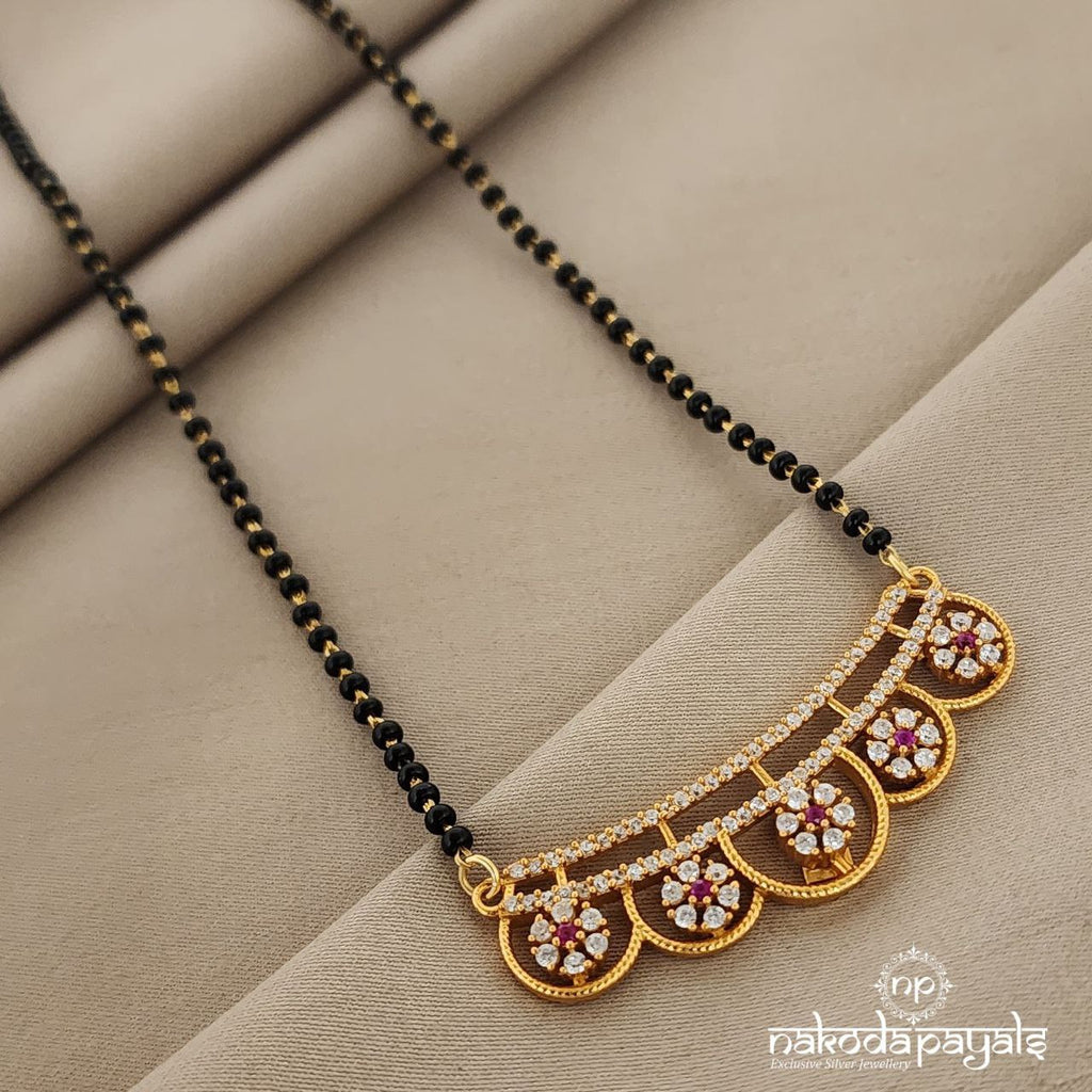 Notable Red Mangalsutra (Ms0370)