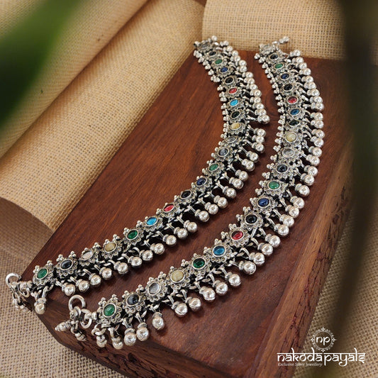 Multicolored Jingily Anklet (A5688)