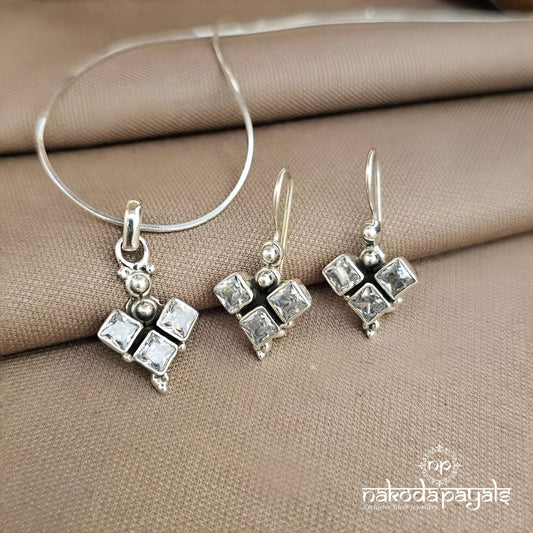 White Pendant Set (N11543)