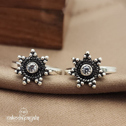 Star White Toerings (T4605)