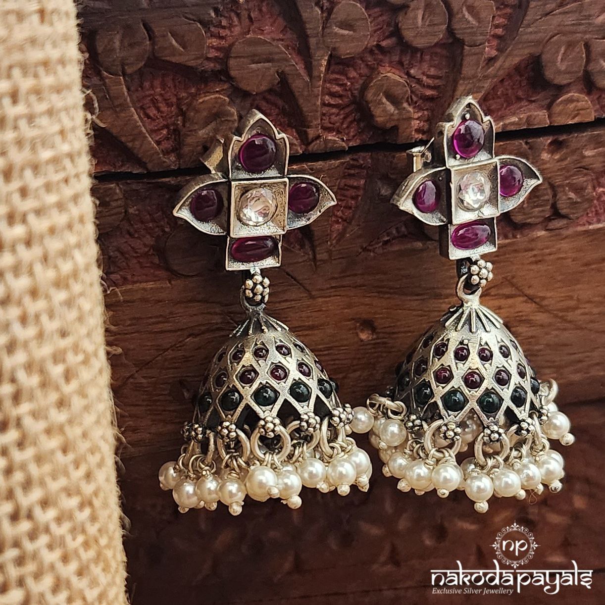 Elegant Floral Jhumka (J1547)