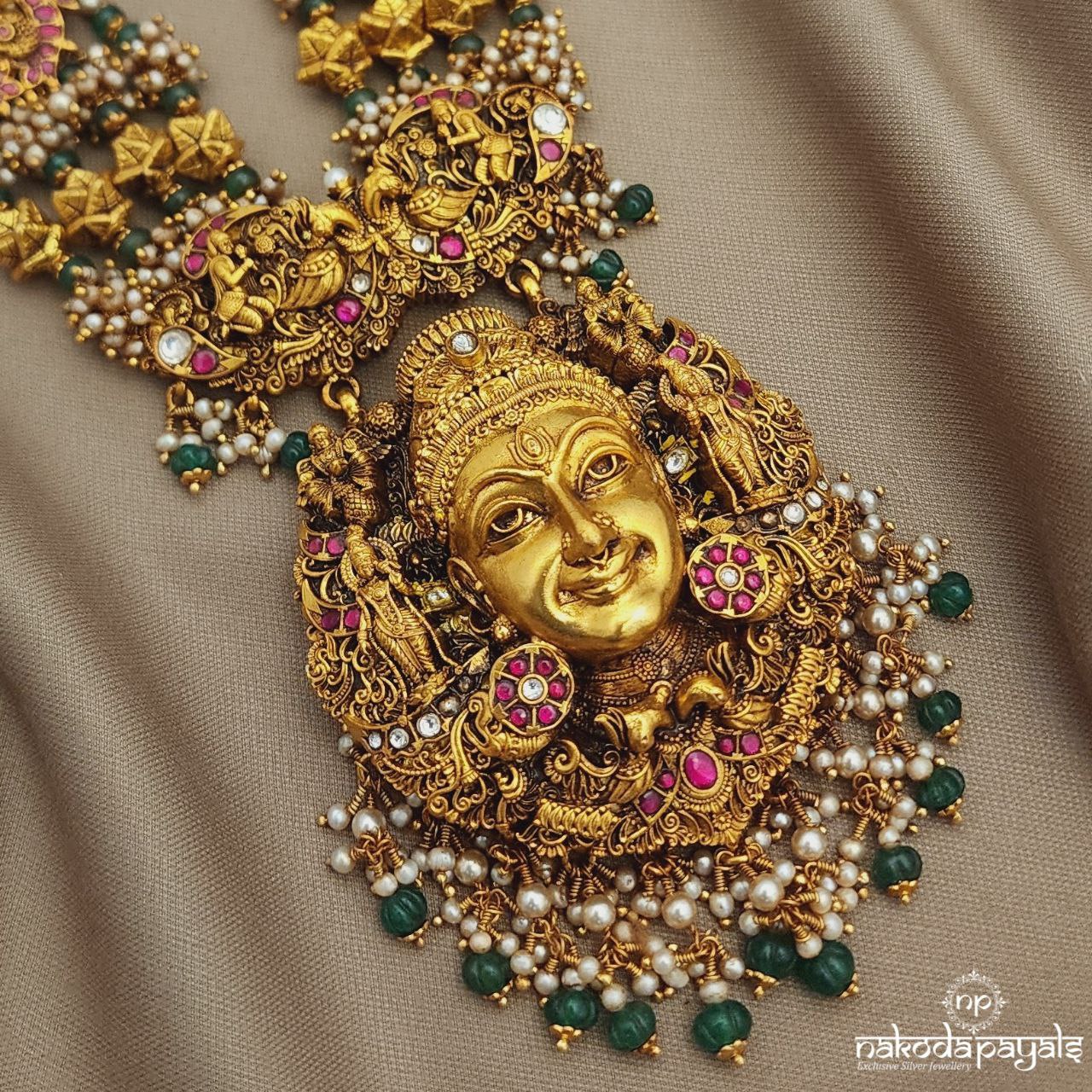 3D Lakshmi Kundan Neckpiece (Gn9594)