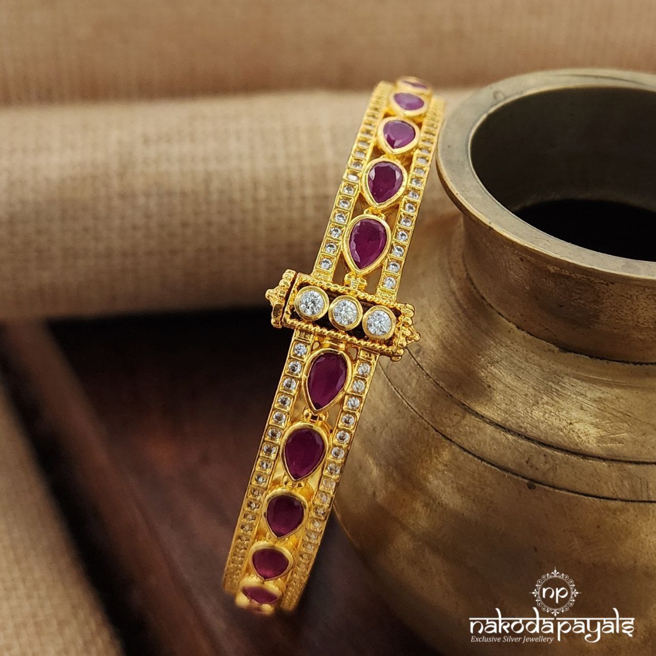 Pink  Screw Kada (Gk2972)