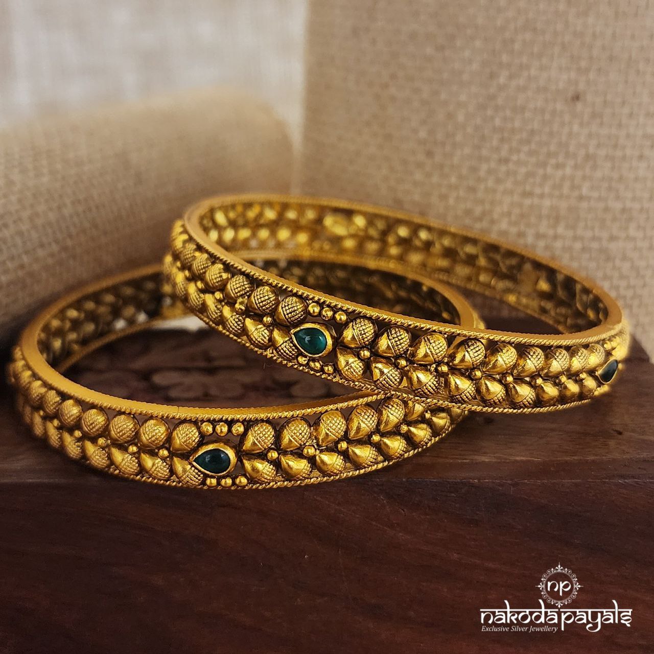 Green Leafy Bangles (Gk2768)