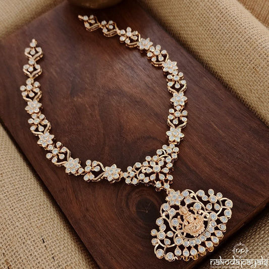 Glorious Lakshmi Swarovski Neckpiece (Gn9078)
