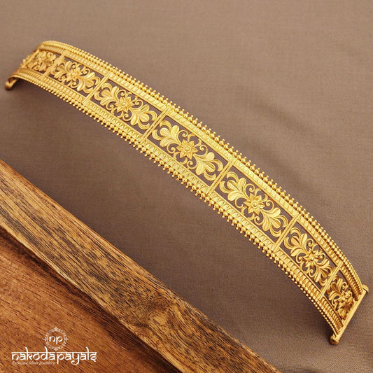 Gold Aura Simple Daab With Belt (D0250)