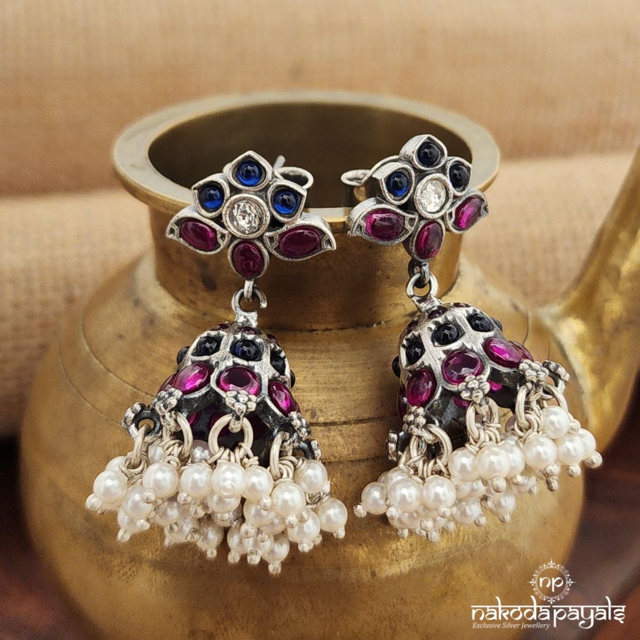 Traditional Floral Jhumka(J1265)