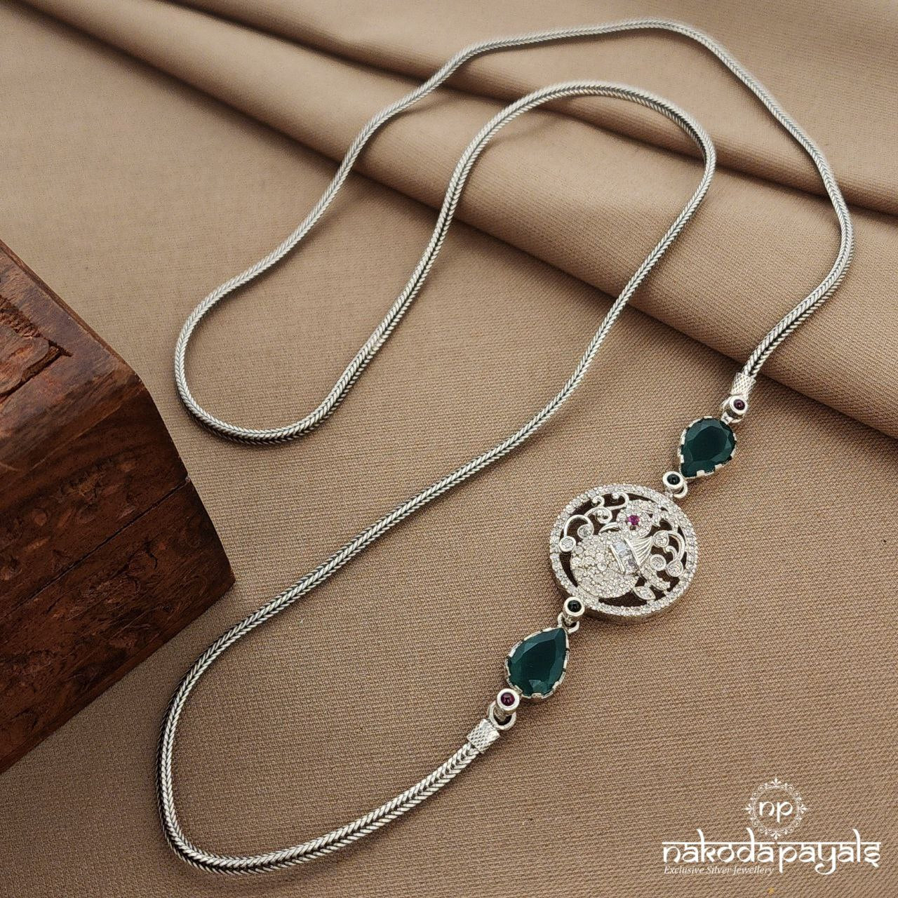 Circular Peacock Mope Mala (Mp0198)