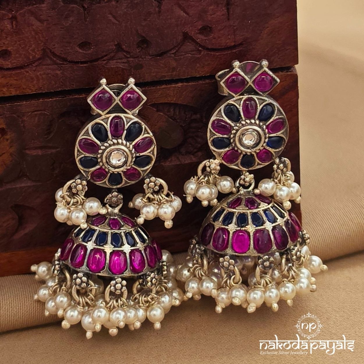 Pearled Drop Jhumka (J1655)