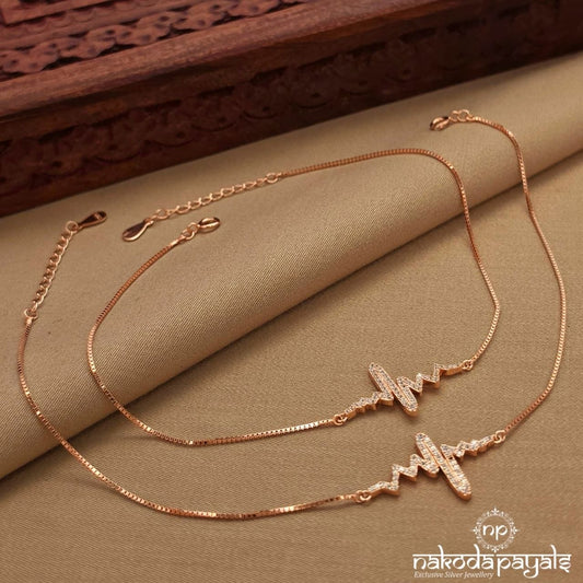 Rose Gold Plus Anklet (A6863)