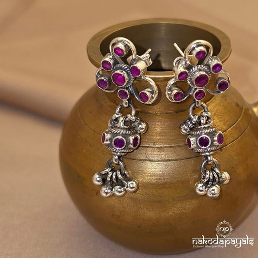 Floral Ball Drop Chandbali (C4087)