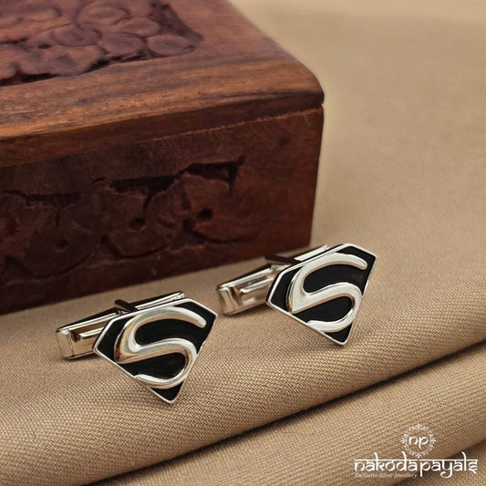 Superman Silver Cufflinks (CF0230)