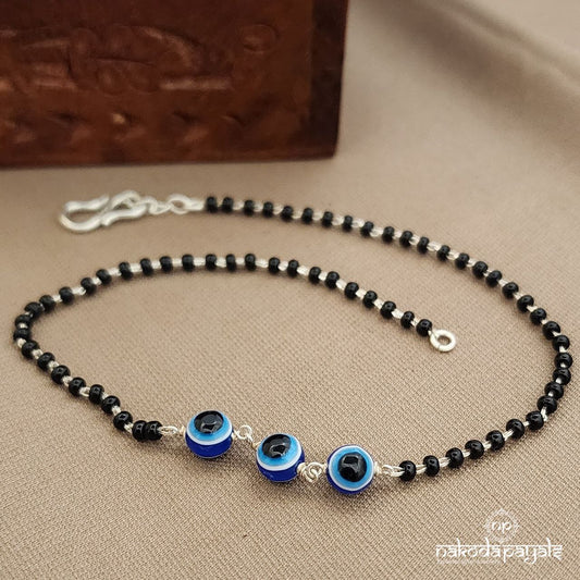 Trio Evil Eye Nazariya Anklets (Nz0725)