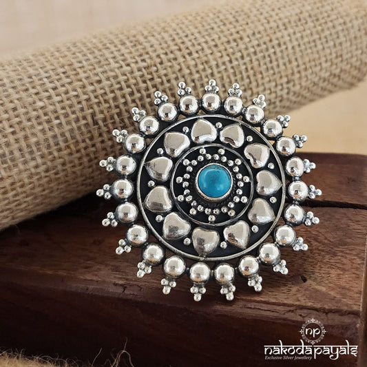 Sweetheart Turquoise Finger Ring (F2522)