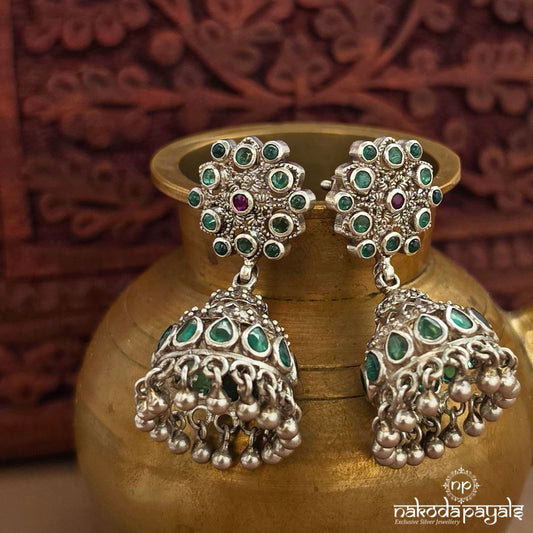 Green Drop Jhumka (J1571)