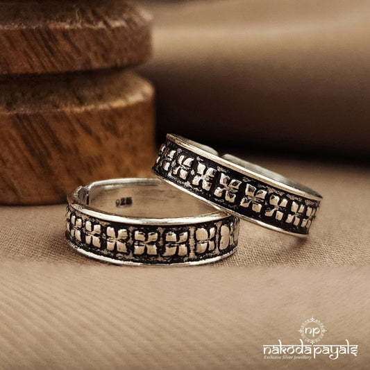 Pretty Oxidised Toebands (T4728)