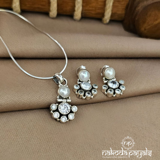 White Pendant Set (N11534)