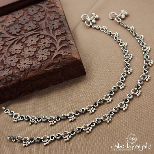 Infinity Ball Drop "10.5 Inch" Anklets (A6747)