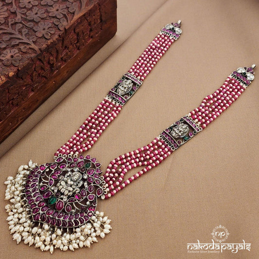 Pink Glow  Lakshmi Neckpiece  (N11292)