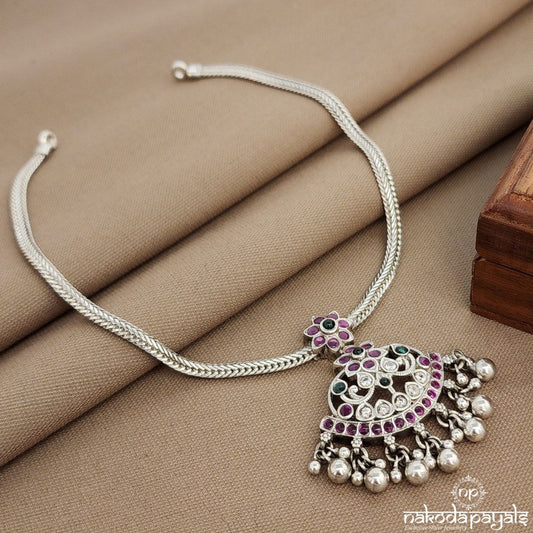 Multicolor Ball Drop Neckpiece (N11364)