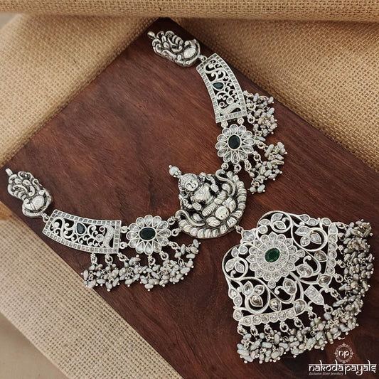 Lakshmi Pearled Drop Neckpiece (N10690)