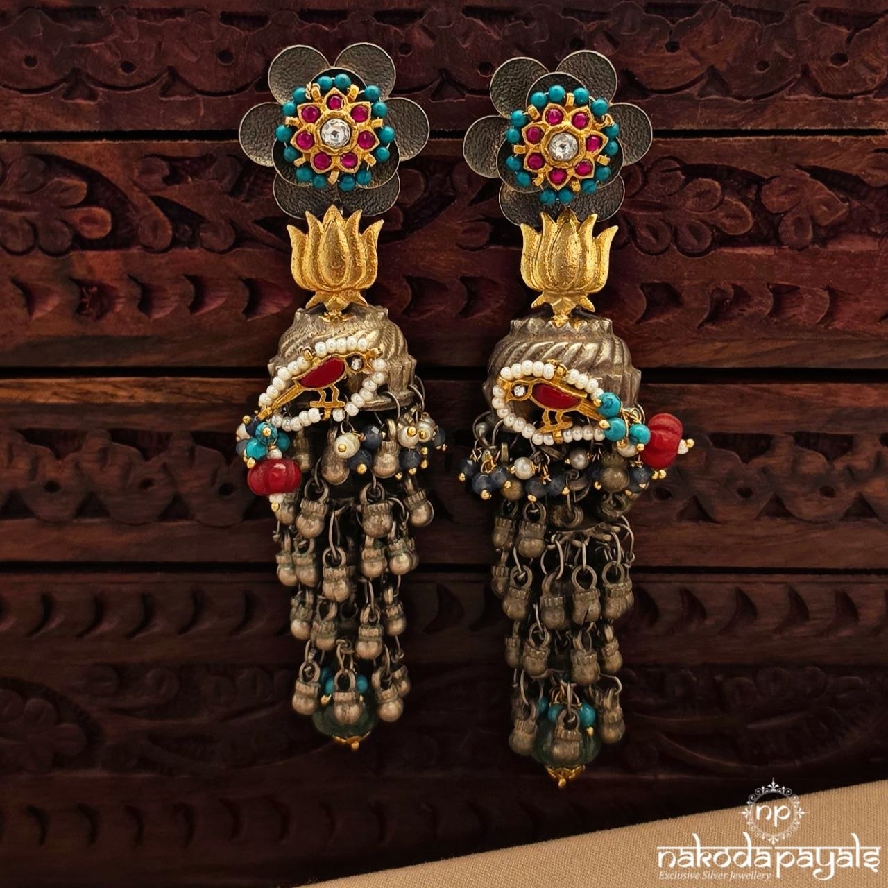 Unique Turquoise Earrings (J1794)