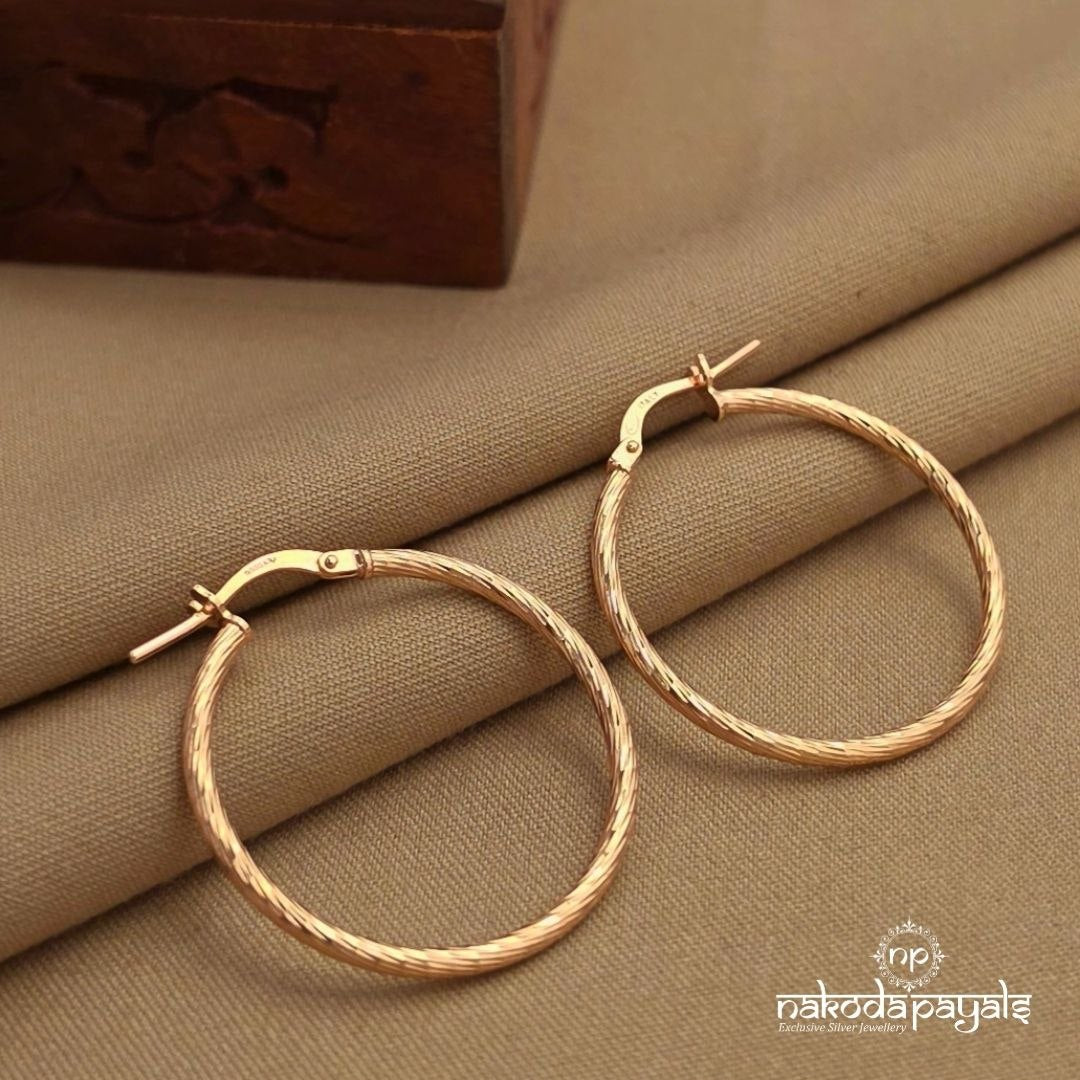 Exclusive Rose Gold Earrings (St3968)
