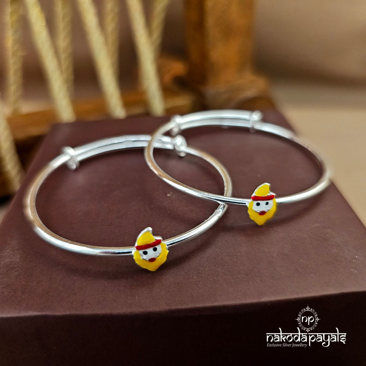 Yellow Doll Kada Pair (Ka9456)