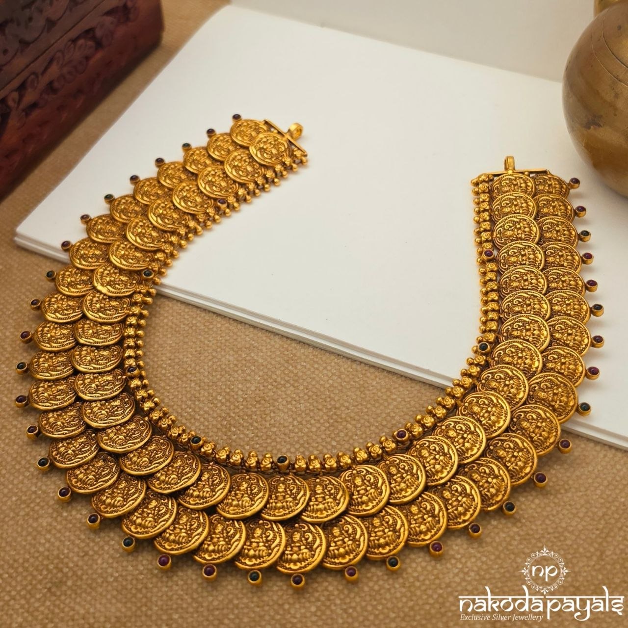 Kemp Lakshmi Kasu Neckpiece (Gn10685)