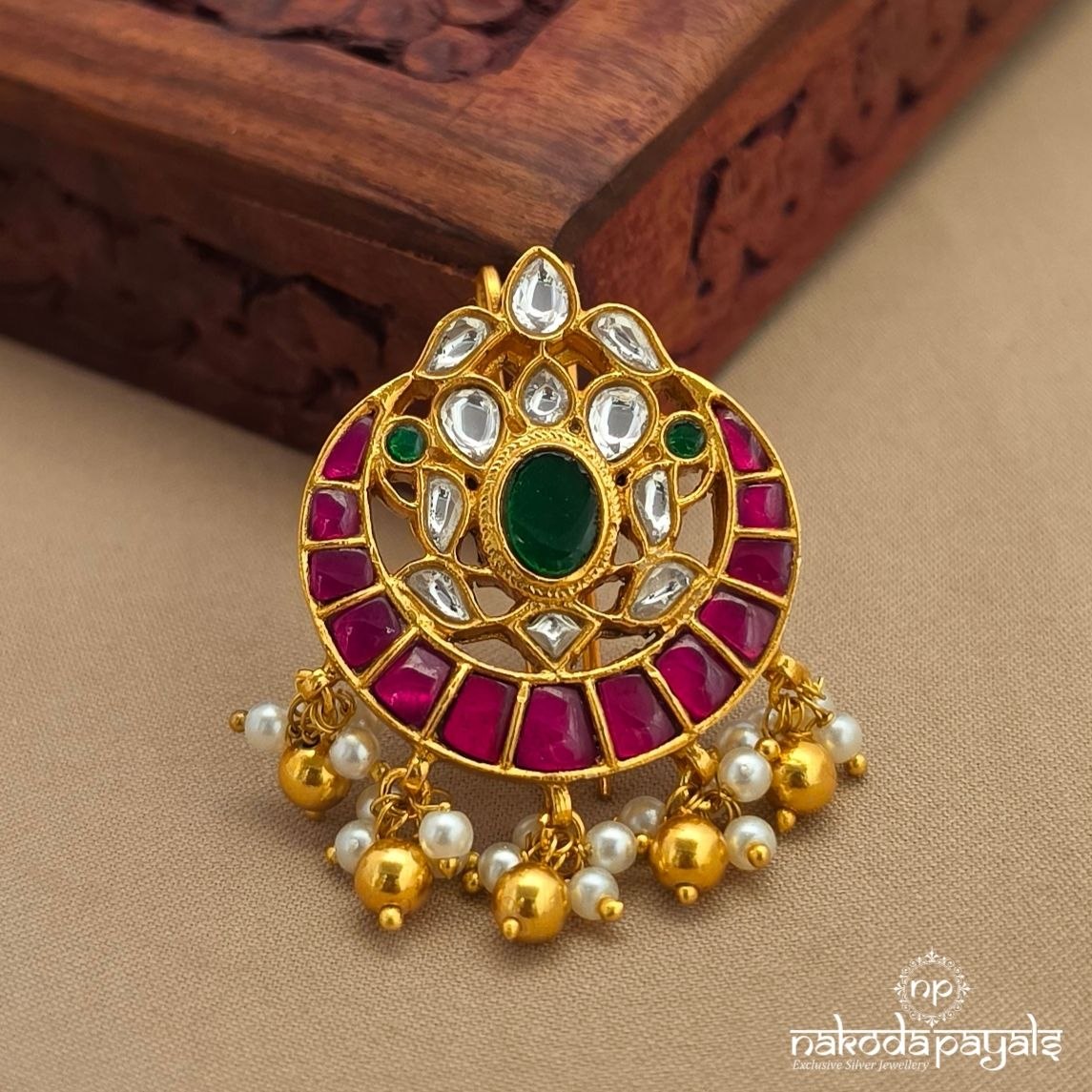 Kundan Pearl Hair Accessories (Ha0134)