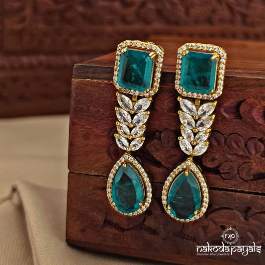 Stunning Greenish Chandbali (Ge11112)