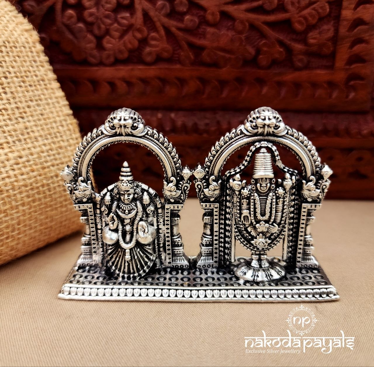 Lakshmi Venkateshwara Idol (Aa2648)