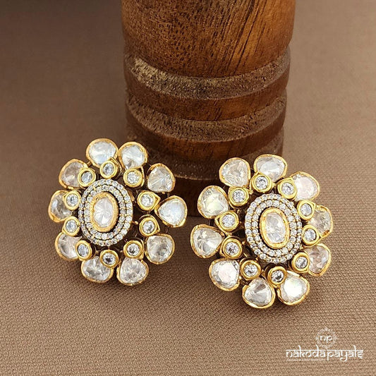 Unique Moissanite Studs (Ge10051)