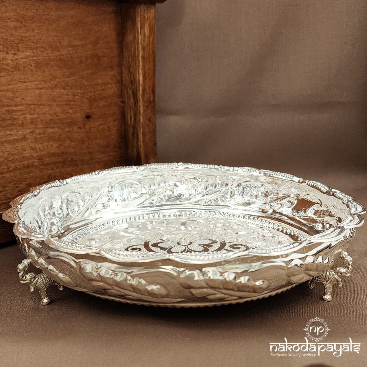 Flower Designed Plate (Aa2266)